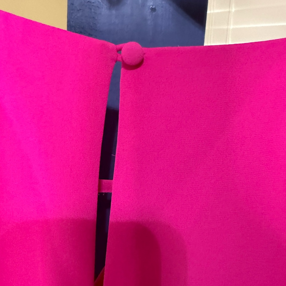 Gianni Bini Fuchsia Maxi Dress with Ruffle Detail - Picture 6 of 6